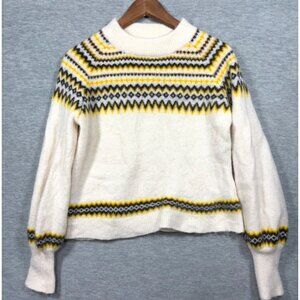 Just Female Womens Sweater M‎ Wool Alpaca Svan Fair Isle